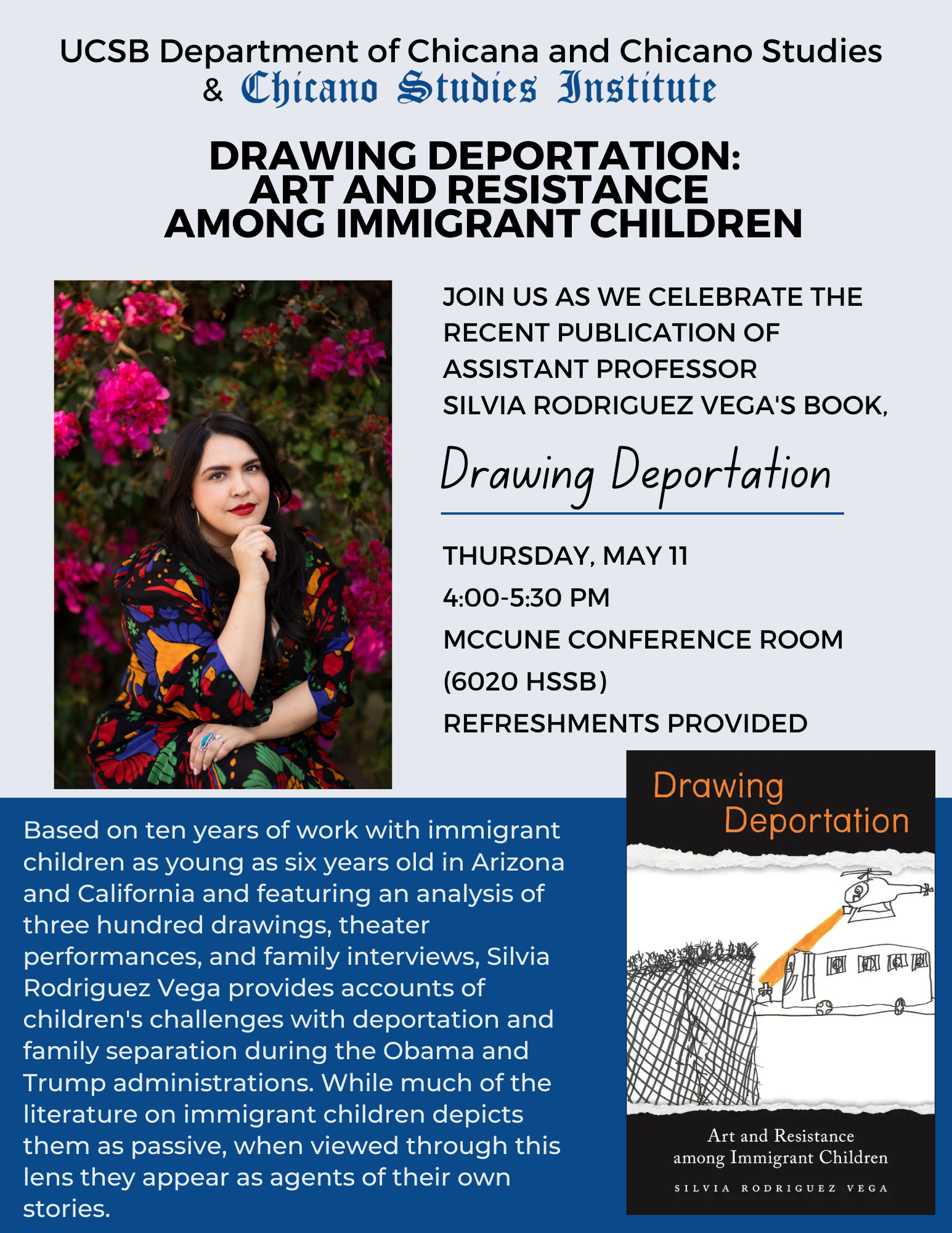 Book Launch: Drawing Deportation: Art and Resistance Among Immigrant Children Event Image