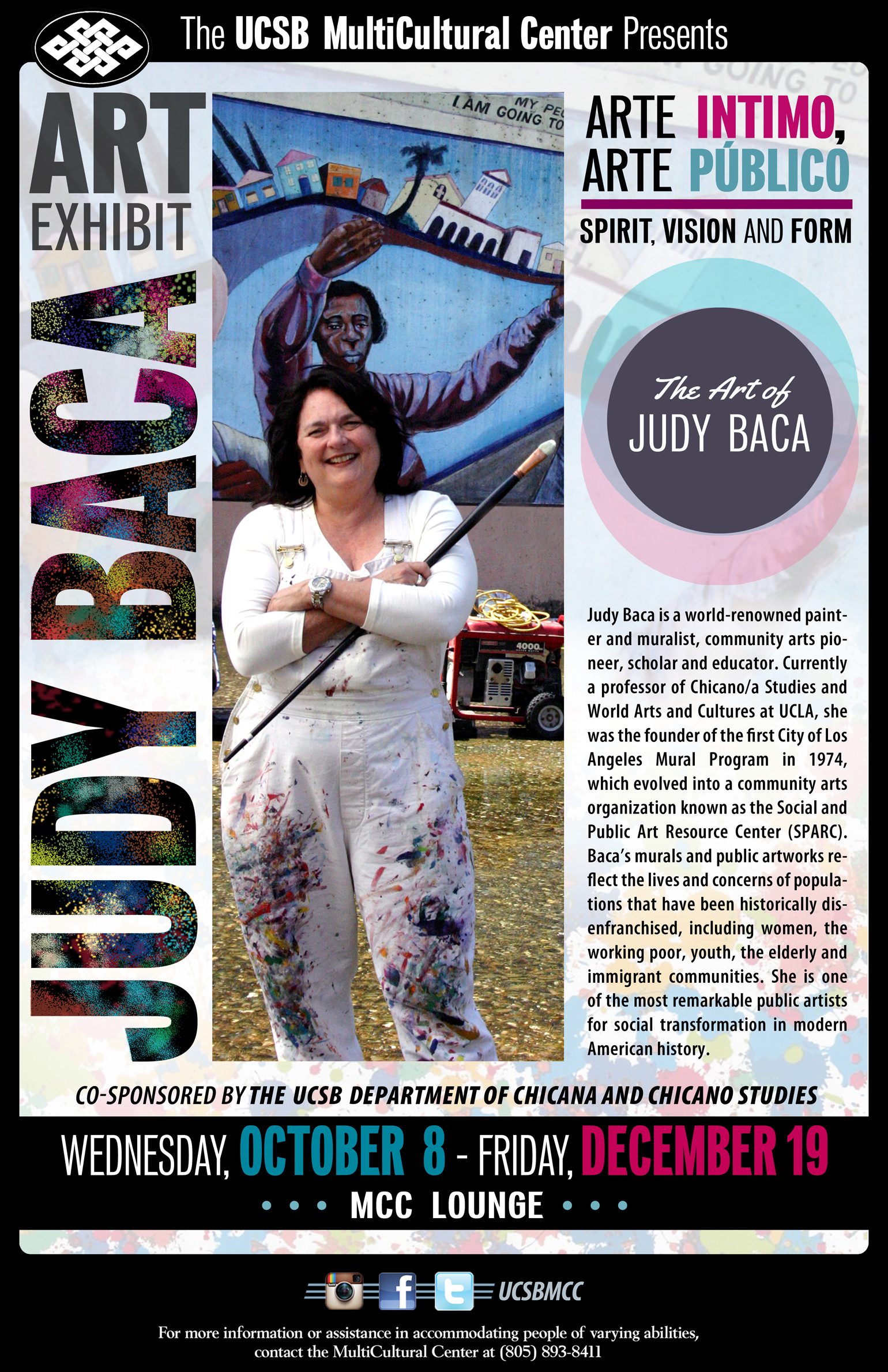 Arte Intimo, Arte Público: Spirit, Vision and Form, The Art of Judy Baca  Event Image