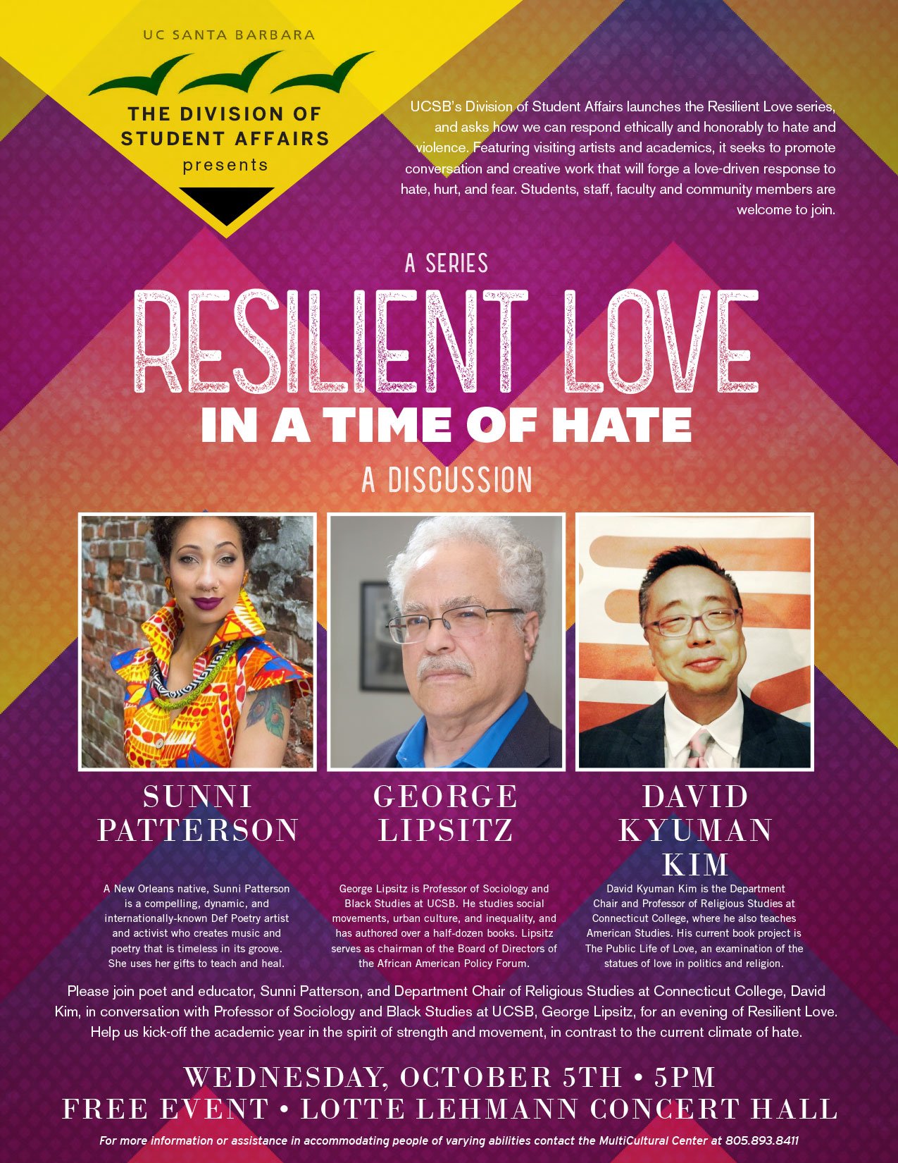 "Resilient Love in a Time of Hate" Event Image